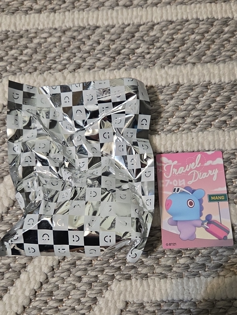 Miniso x BT21- Travel Diary-Mang [unopened]